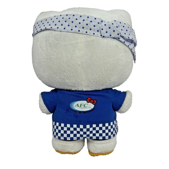 Hello Kitty Sushi Chef AFC 30th Anniversary 10" Plush Stuffed Animal Sanrio - Picture 2 of 11